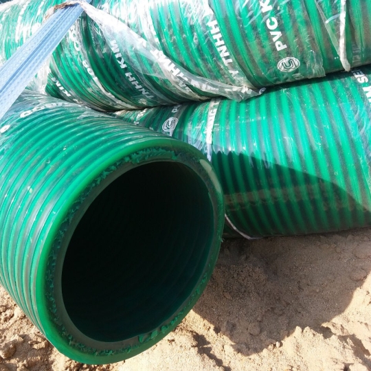 ỐNG GÂN NHỰA XANH BƠM HÚT CÁT