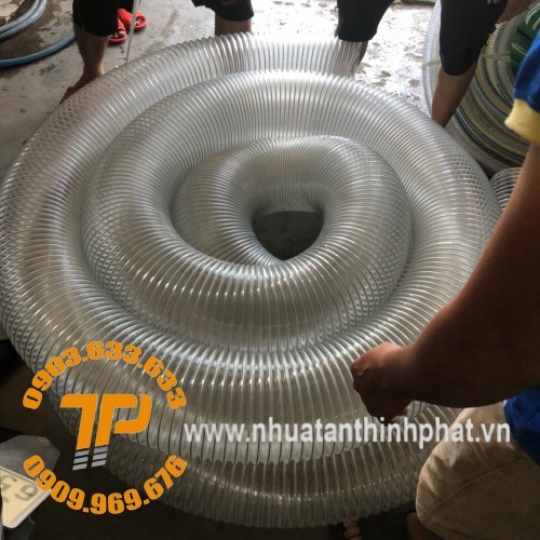 ỐNG HÚT BỤI LÕI THÉP PVC