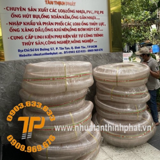 ỐNG HÚT BỤI PU ĐỒNG